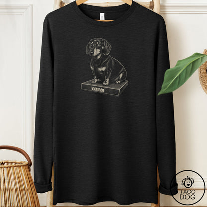 Dachshund Weigh In Long Sleeve Tee