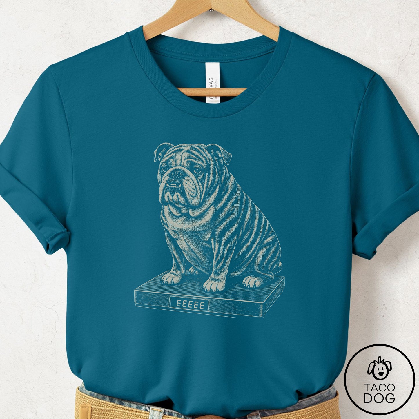 English Bulldog Weigh In T-Shirt