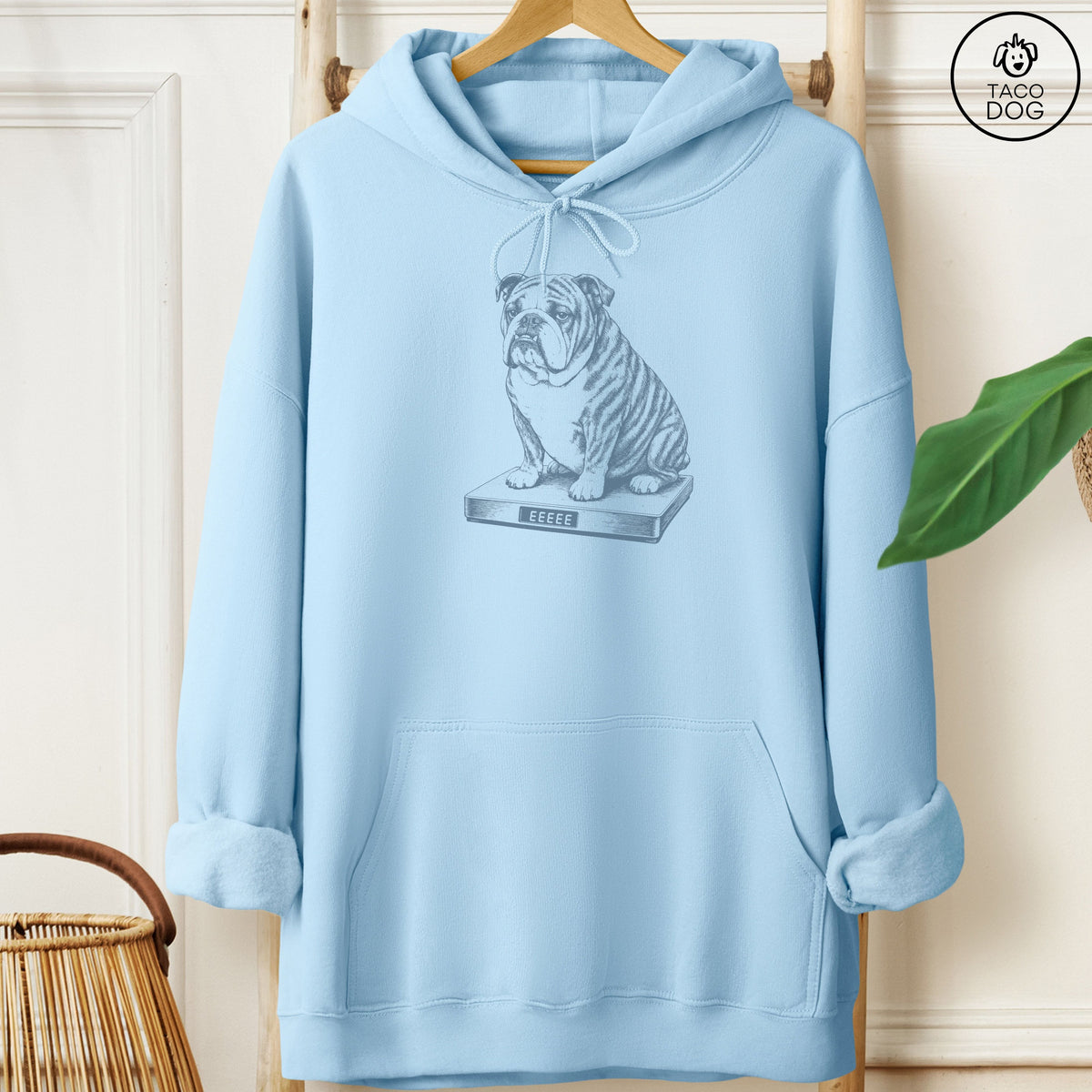 English Bulldog Weigh In Hoodie