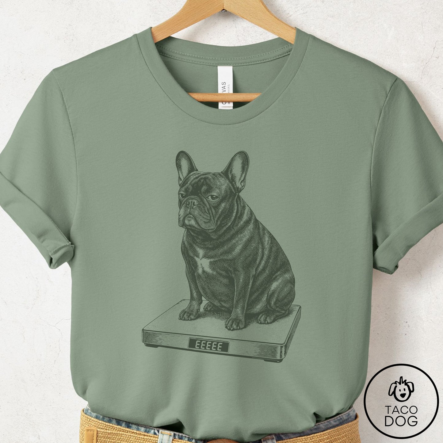 French Bulldog Frenchie Weigh In T-Shirt
