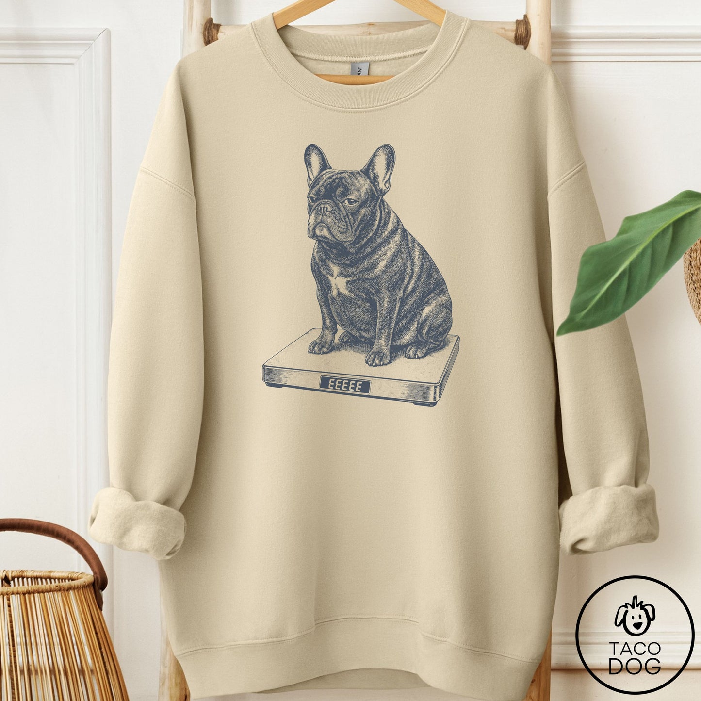 French Bulldog Frenchie Weigh In Sweatshirt
