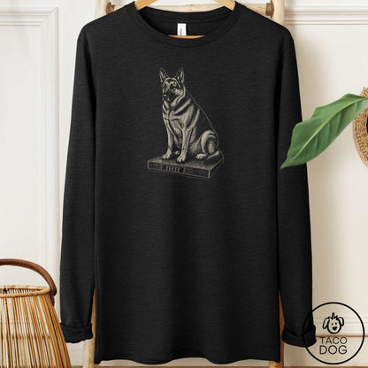 German Shepherd Weigh In Long Sleeve Tee