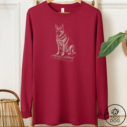 German Shepherd Weigh In Long Sleeve Tee