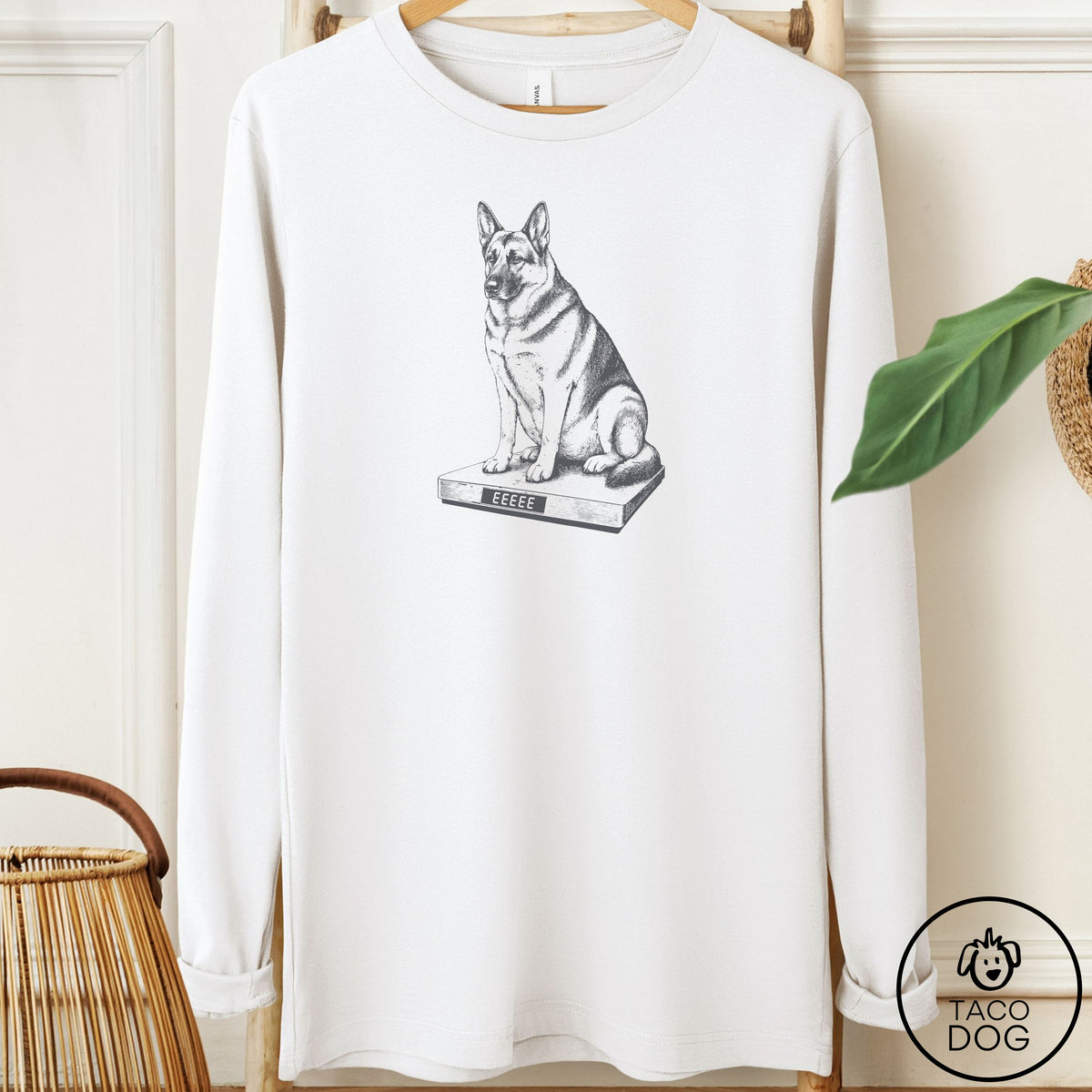 German Shepherd Weigh In Long Sleeve Tee