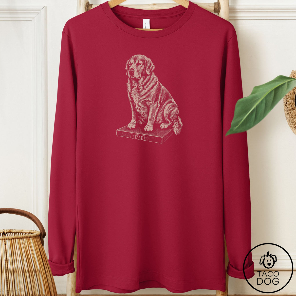 Golden Retriever Weigh In Long Sleeve Tee