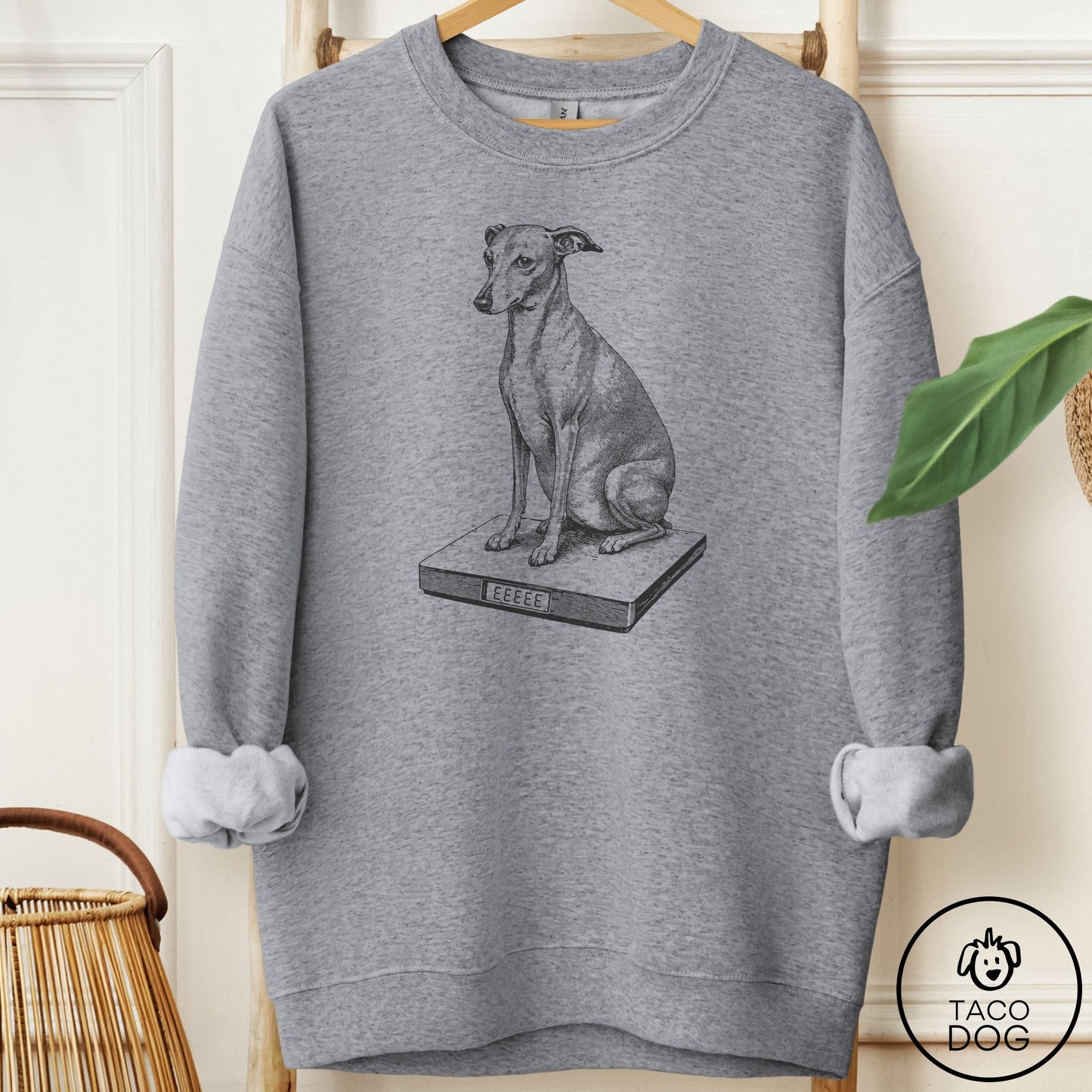 Italian Greyhound Whippet Weigh In Sweatshirt