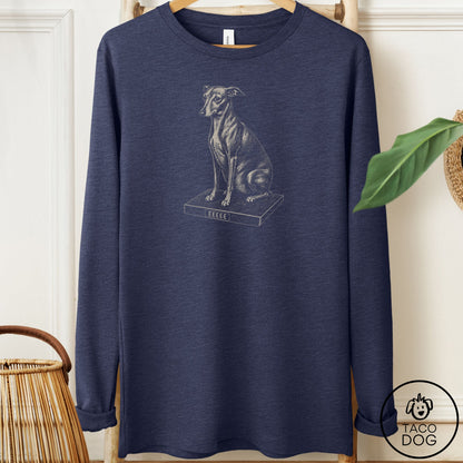 Italian Greyhound Whippet Weigh In Long Sleeve Tee
