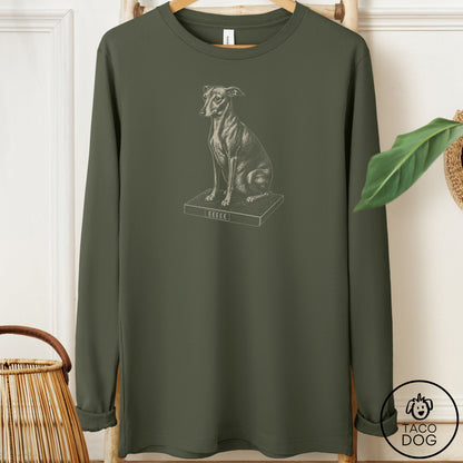 Italian Greyhound Whippet Weigh In Long Sleeve Tee