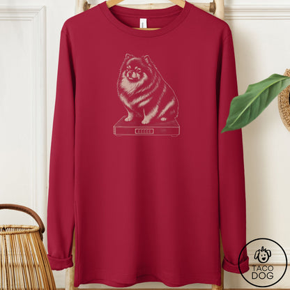 Pomeranian Weigh In Long Sleeve Tee