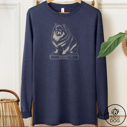 Pomeranian Weigh In Long Sleeve Tee
