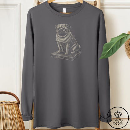 Pug Weigh In Long Sleeve Tee