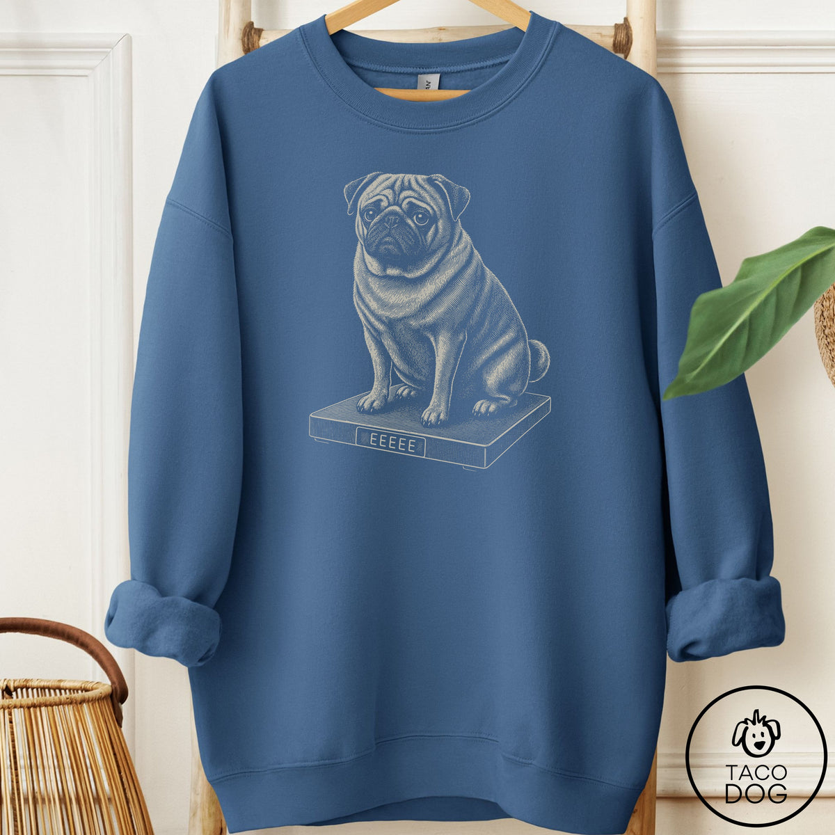 Pug Weigh In Sweatshirt