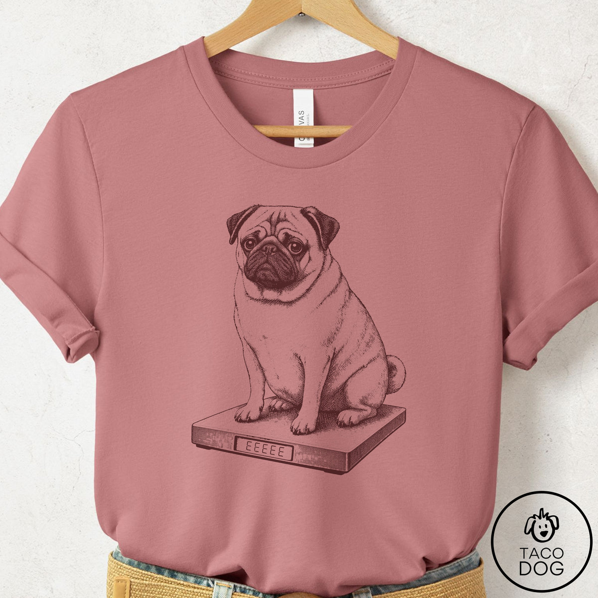 Pug Weigh In T-Shirt