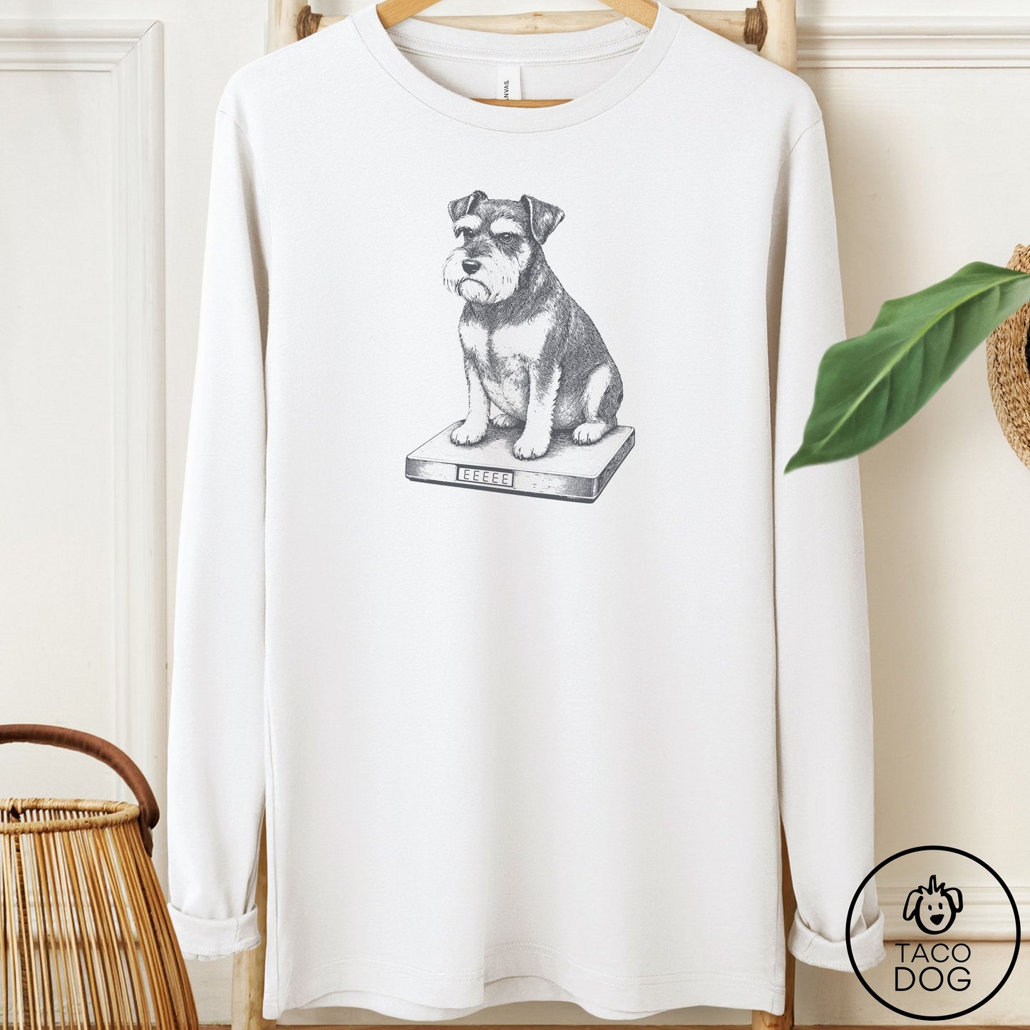 Schnauzer Weigh In Long Sleeve Tee