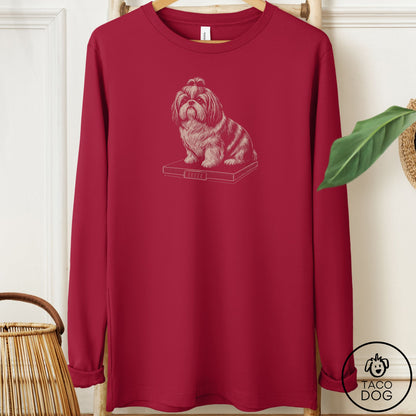 Shih Tzu Weigh In Long Sleeve Tee