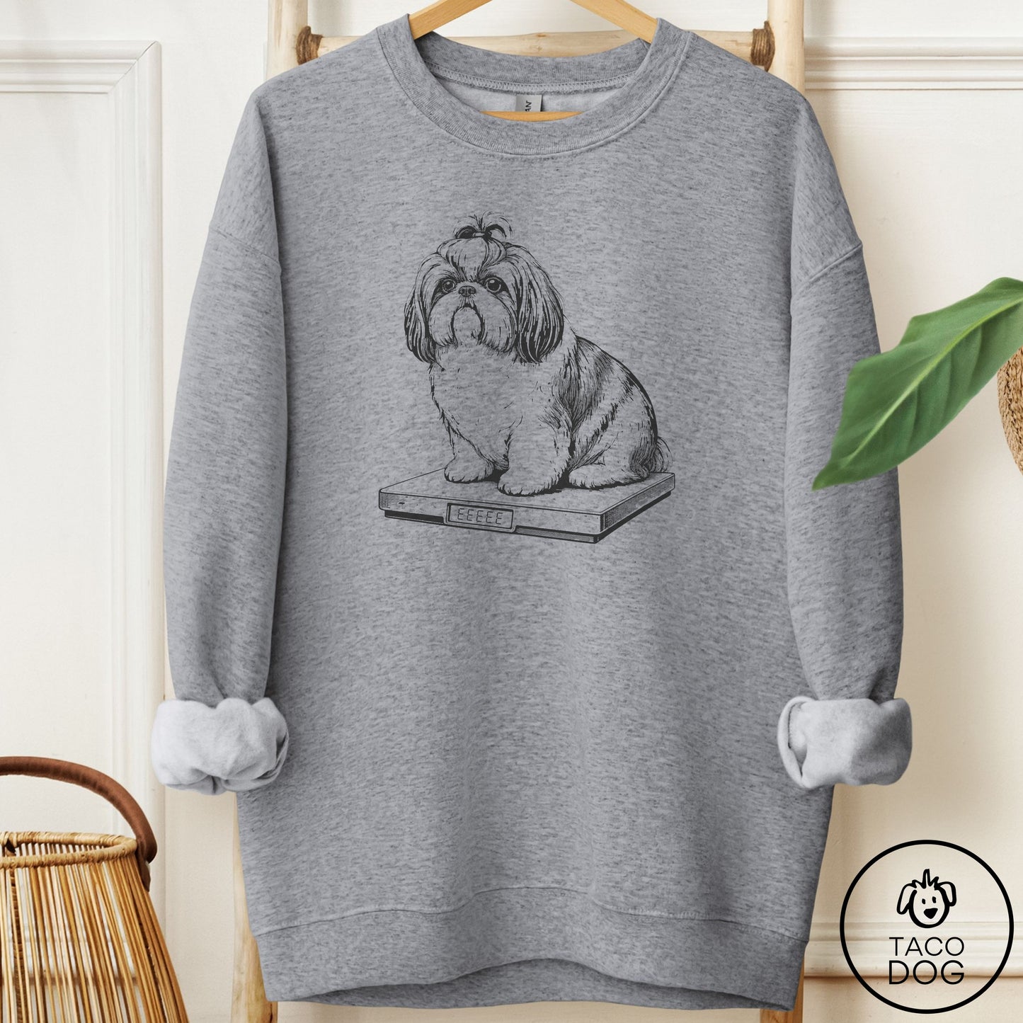 Shih Tzu Weigh In Sweatshirt