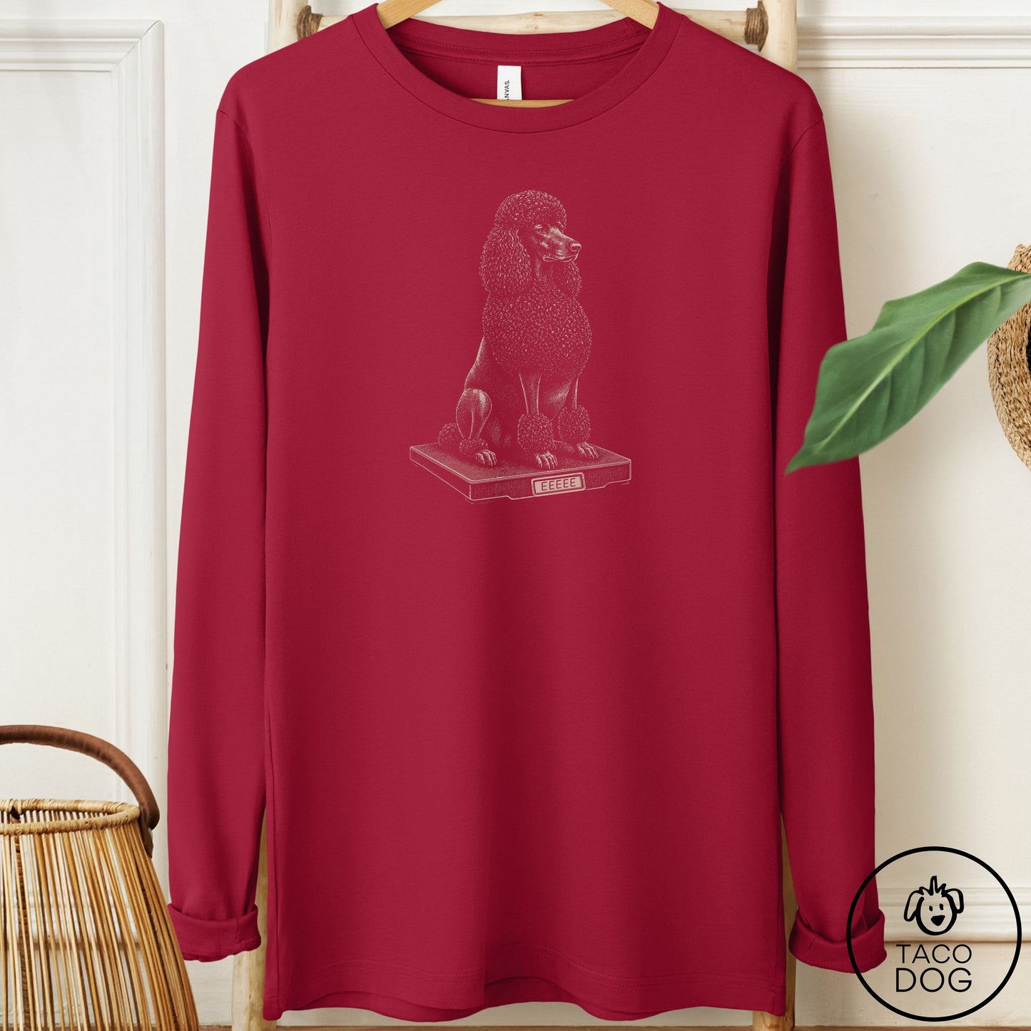 Poodle Weigh In Long Sleeve Tee