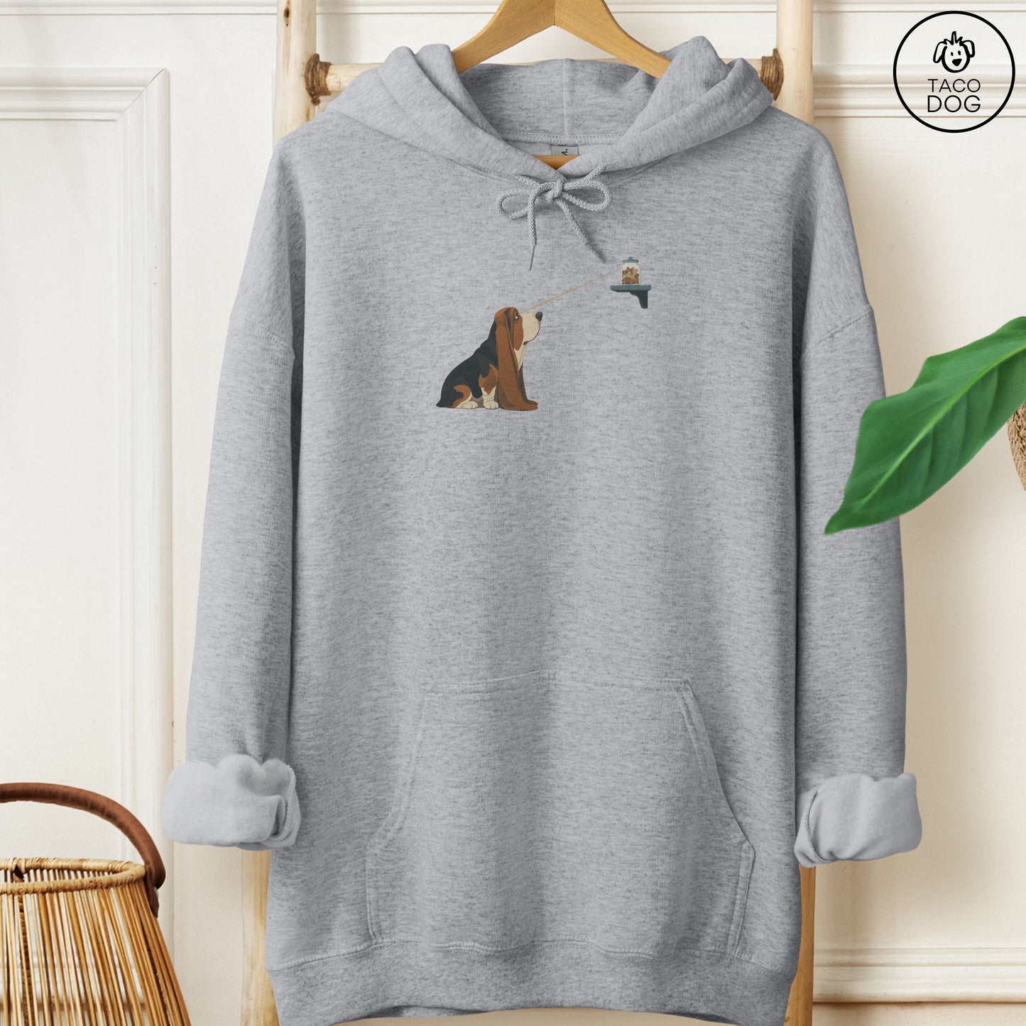 Basset Hound Willpower Hoodie