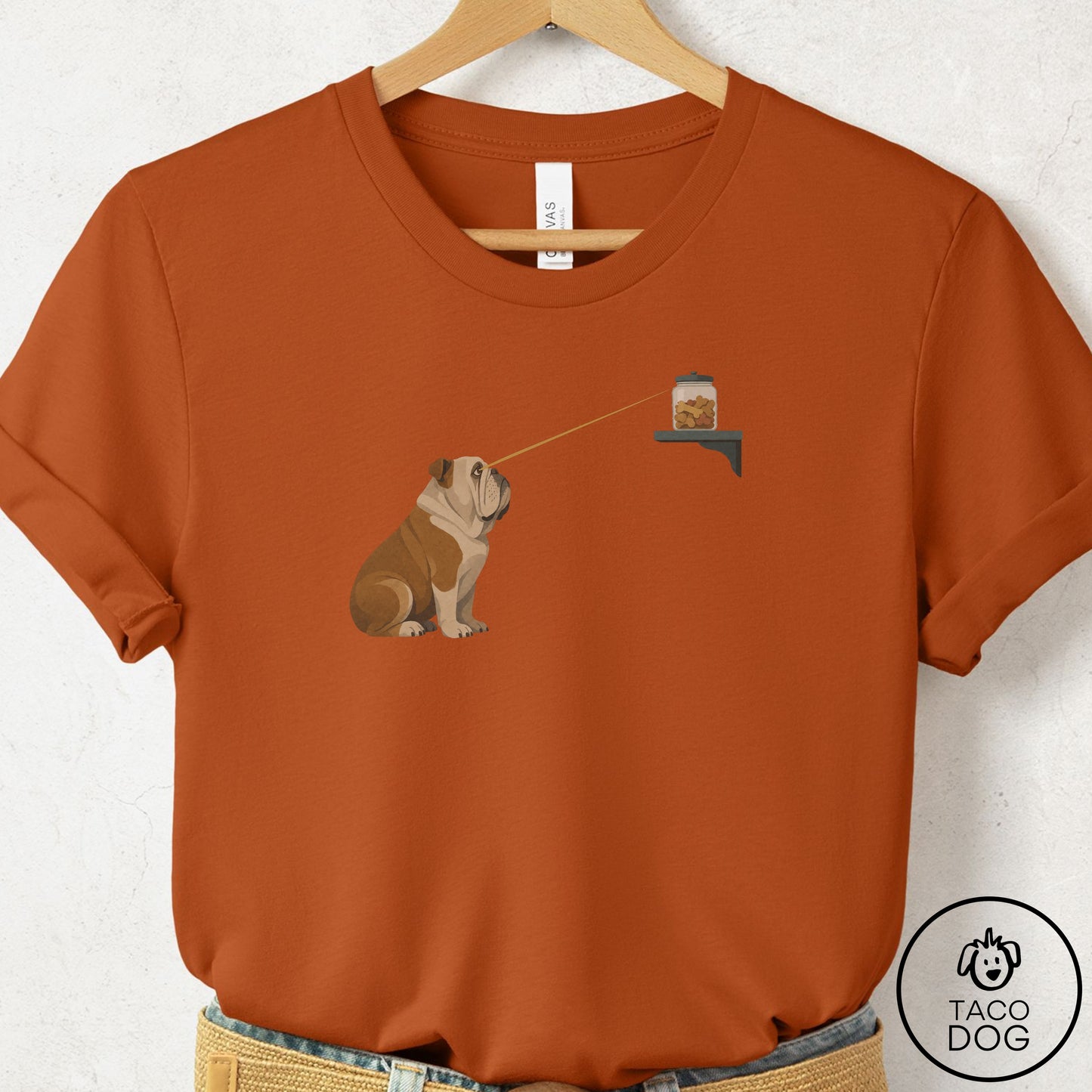 English Bulldog Willpower T-Shirt