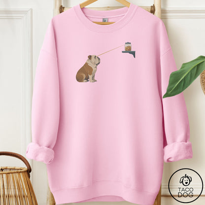 English Bulldog Willpower Sweatshirt