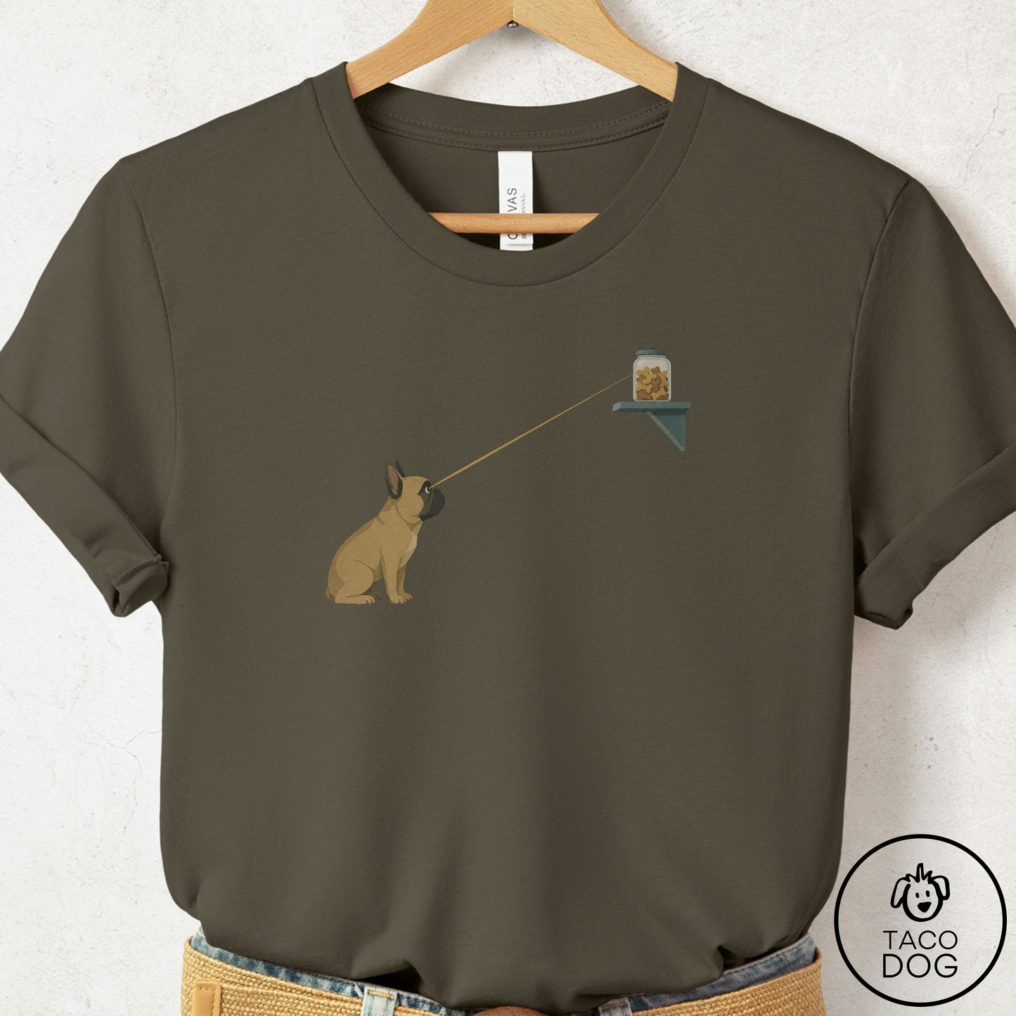 French Bulldog Frenchie Willpower T-Shirt