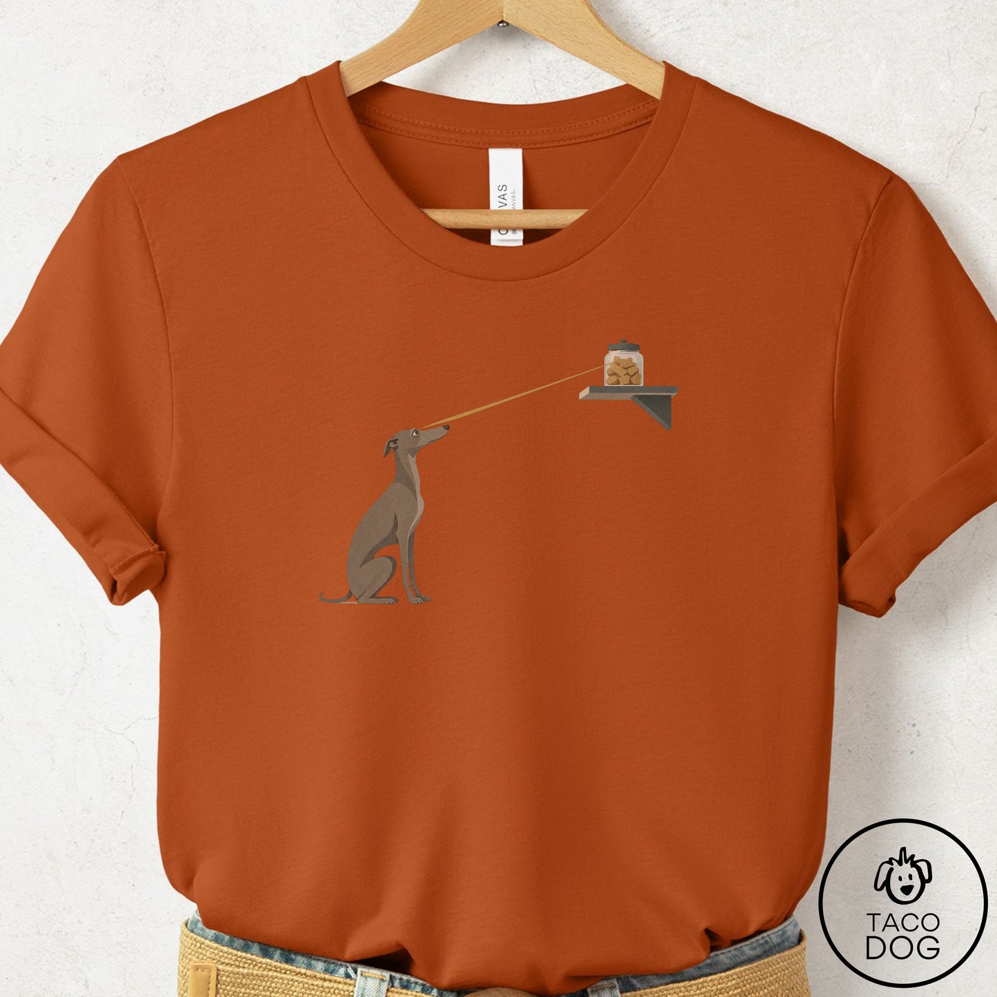 Italian Greyhound Whippet Willpower T-Shirt