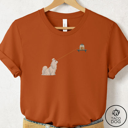 Maltese Willpower T-Shirt Autumn Taco-Dog