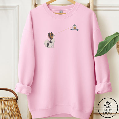 Papillon Willpower Sweatshirt Light Pink Taco-Dog