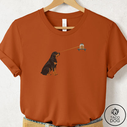 Rottweiler Willpower T-Shirt Autumn Taco-Dog