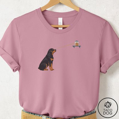 Rottweiler Willpower T-Shirt Orchid Taco-Dog