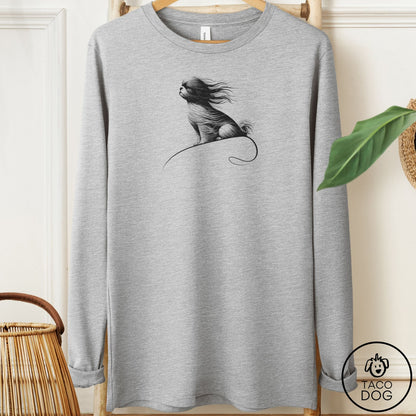 Shih Tzu Tail Wind Long Sleeve Tee