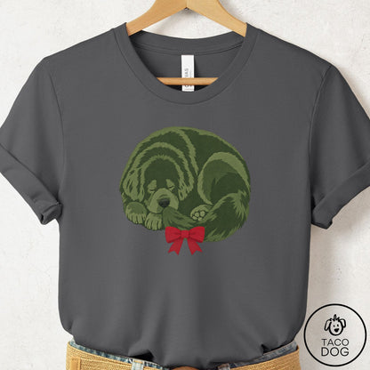 Newfoundland Wreath T-Shirt Asphalt Taco-Dog