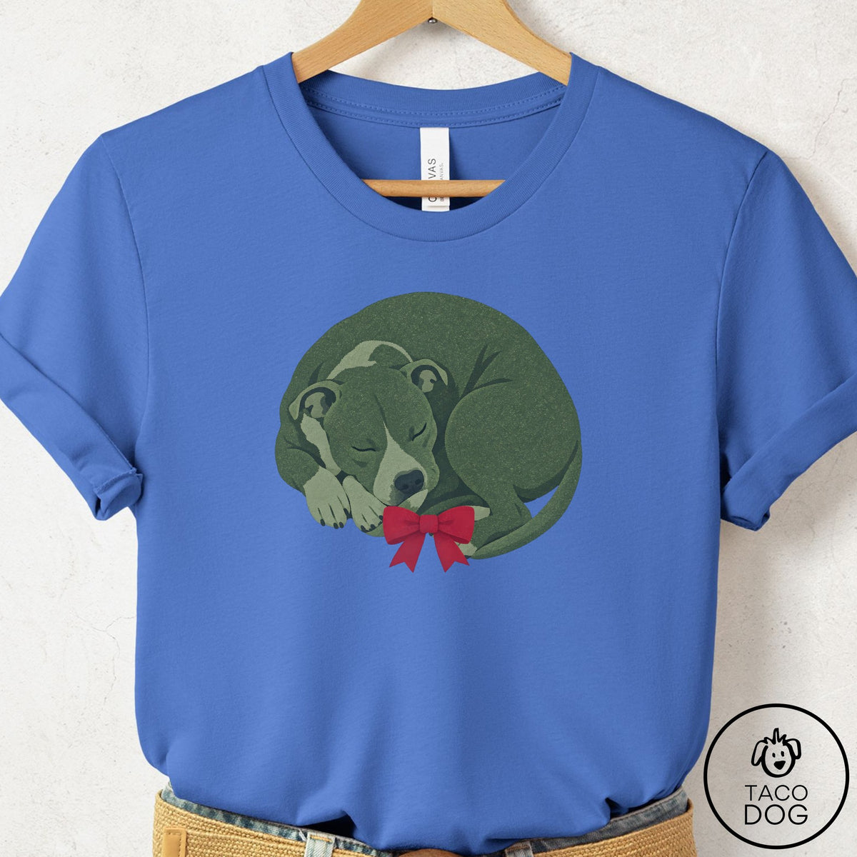 Pitbull Wreath T-Shirt
