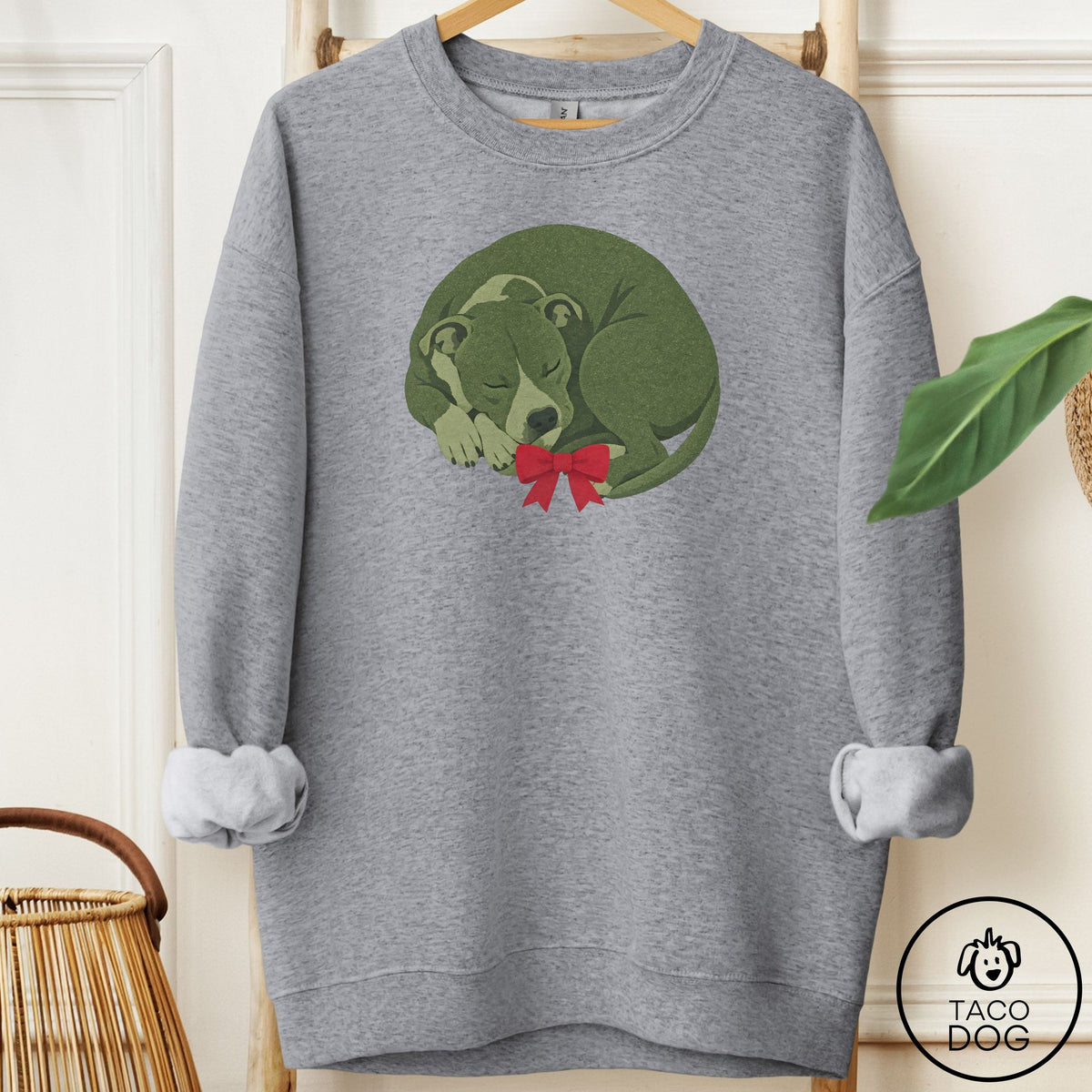 Pitbull Wreath Sweatshirt