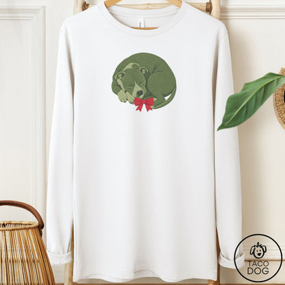 Pitbull Wreath Long Sleeve Tee