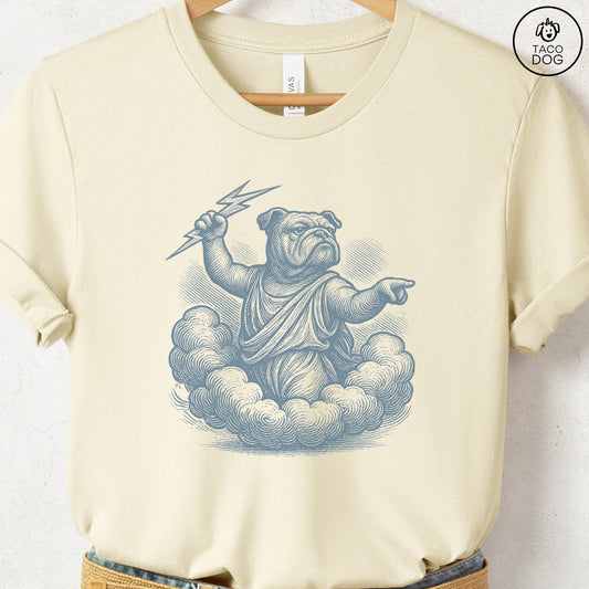 English Bulldog Zeus T-Shirt Natural S Taco-Dog