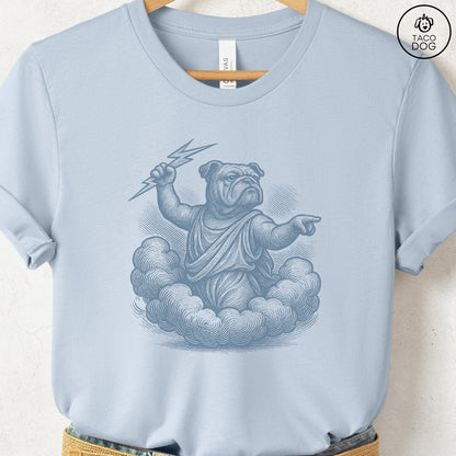 English Bulldog Zeus T-Shirt Light Blue S Taco-Dog