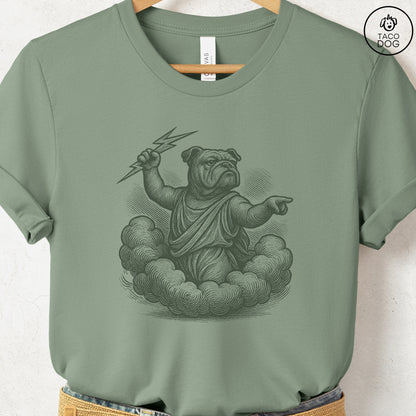 English Bulldog Zeus T-Shirt Sage S Taco-Dog