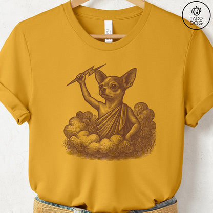 Chihuahua Zeus T-Shirt Mustard S Taco-Dog