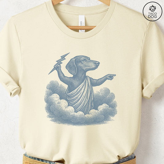 Dachshund Zeus T-Shirt Natural S Taco-Dog