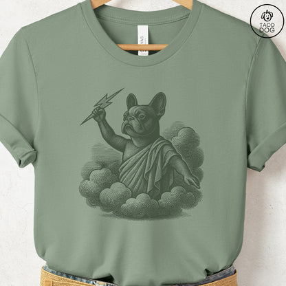 French Bulldog Frenchie Zeus T-Shirt Sage S Taco-Dog