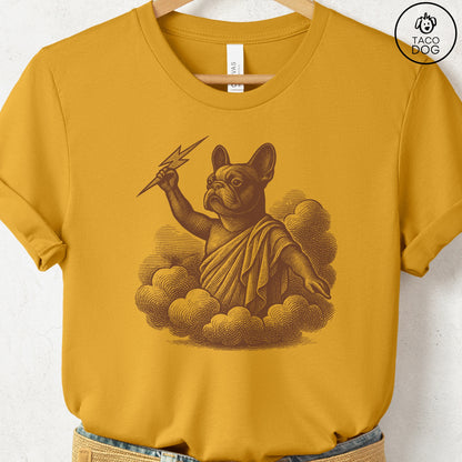 French Bulldog Frenchie Zeus T-Shirt Mustard S Taco-Dog