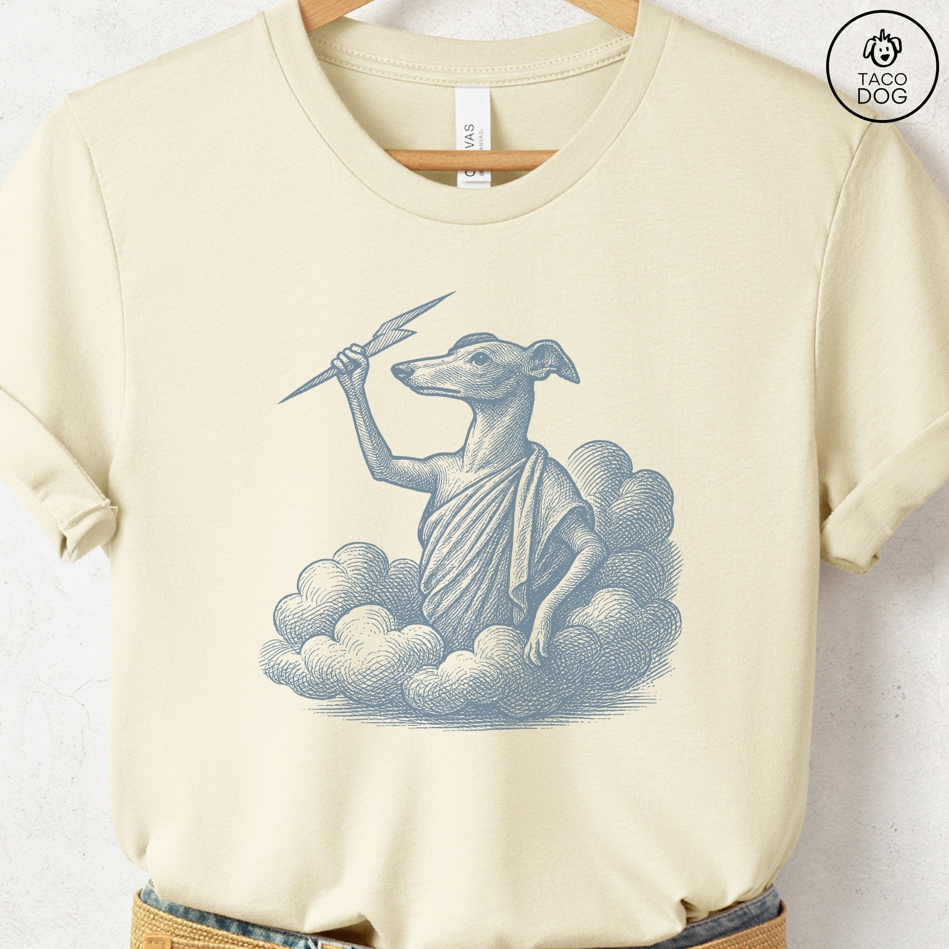Italian Greyhound Whippet Zeus T-Shirt Taco-Dog