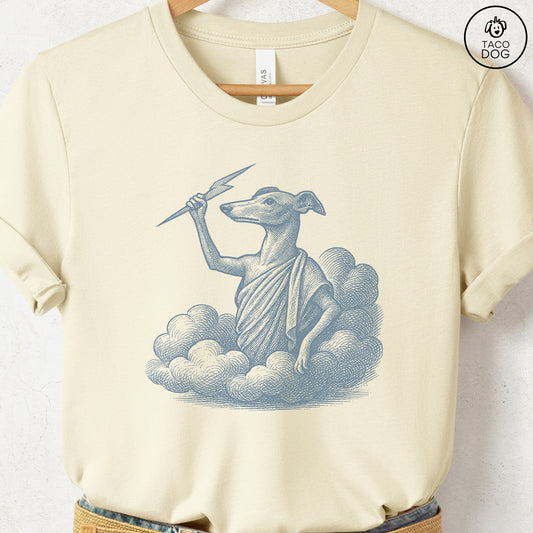 Italian Greyhound Whippet Zeus T-Shirt Taco-Dog