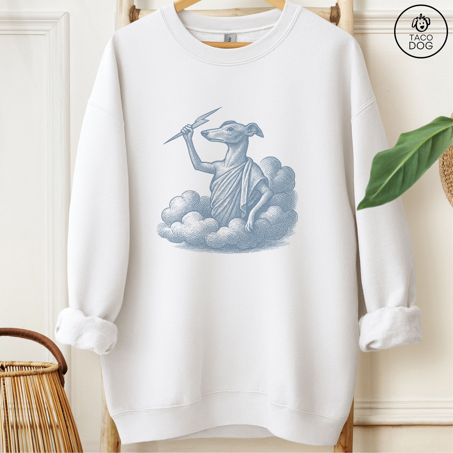 Italian Greyhound Whippet Zeus Sweatshirt Taco-Dog