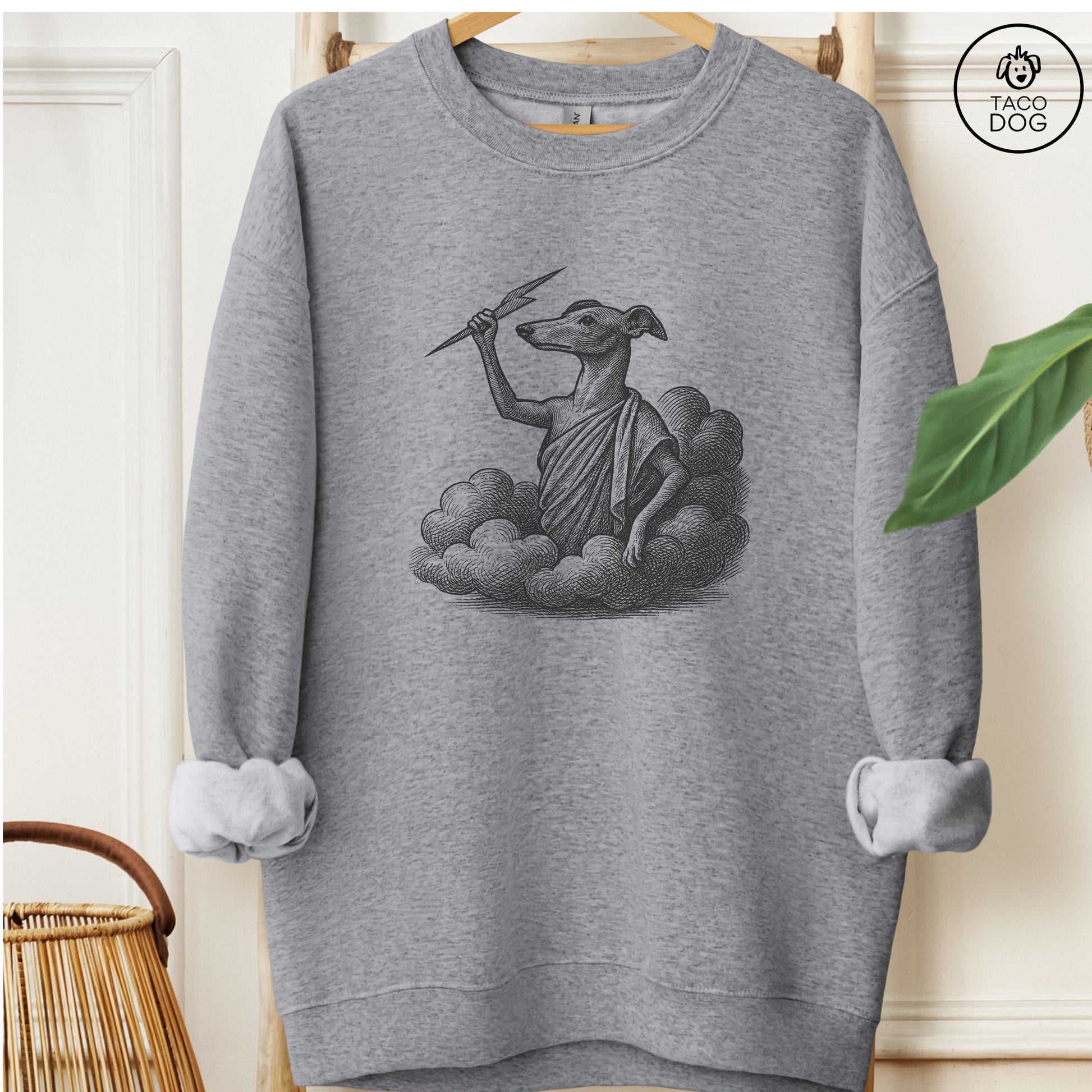 Italian Greyhound Whippet Zeus Sweatshirt Taco-Dog