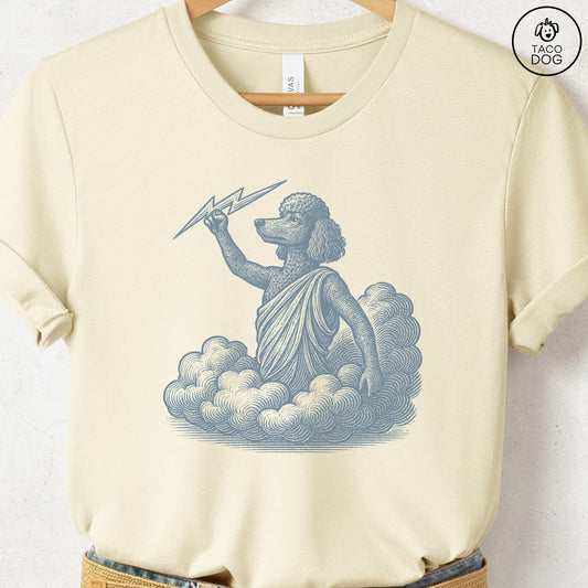 Poodle Zeus T-Shirt Natural S Taco-Dog