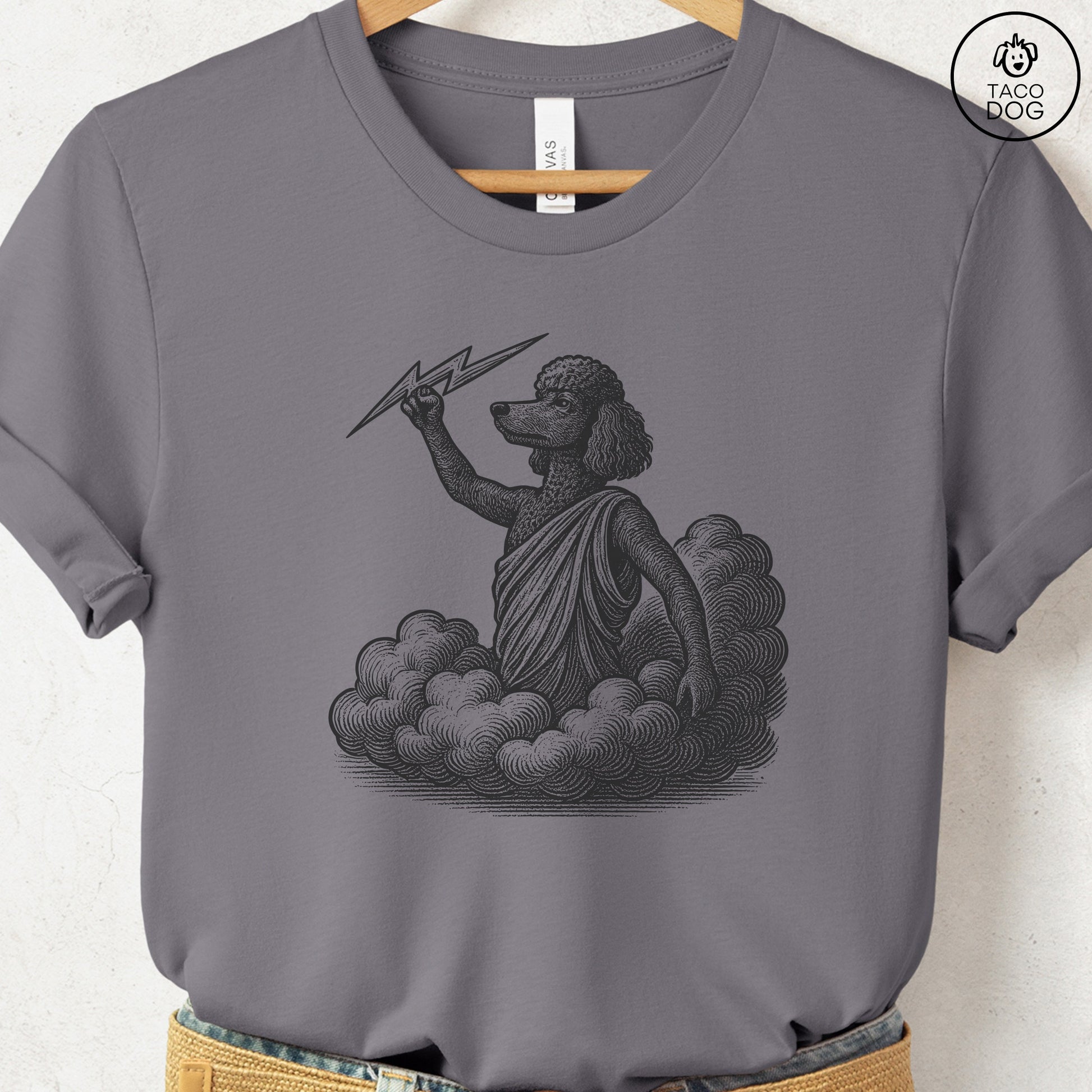 Poodle Zeus T-Shirt Storm S Taco-Dog