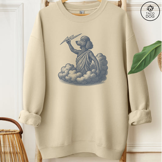 Poodle Zeus Sweatshirt Sand M Taco-Dog