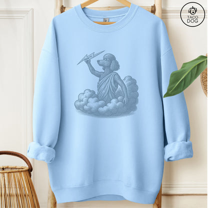 Poodle Zeus Sweatshirt Light Blue M Taco-Dog